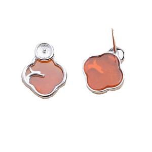 ต่างหูเงินแท้ S925 แบบติดหู ประดับมุกเม็ดเดี่ยว ดีไซน์อเนกประสงค์สำหรับผู้หญิง พร้อมมุก 6-13 เม็ด และถาดอุปกรณ์ DIY 3872 ชิ้น - Product Image 5