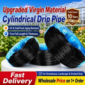 <span class=keywords><strong>Tuyau</strong></span>/Bande d'irrigation <span class=keywords><strong>goutte</strong></span>-<span class=keywords><strong>à</strong></span>-<span class=keywords><strong>goutte</strong></span> cylindrique en PE haute pression, écologique, anti-UV, 16 mm, pour aménagement paysager et pelouse - Product Image 1