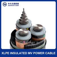 Cable de Alimentación de Media Tensión de Alta Calidad con Núcleo de Aluminio Zetastone, Revestimiento de PVC, Blindaje de Acero y Aislamiento XLPE para Construcción