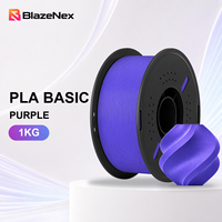 Filament d'impression PLA de base 1,75 mm BlazeNex, bobine de 1 kg, pour prototypage quotidien, facile à imprimer, faible déformation pour la fabrication de modèles FDM