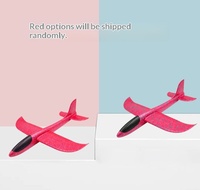Version améliorée Avion acrobatique en plastique pour bébé/tout-petit, planeur à lancer à la main, jouet sportif unisexe pour l'extérieur, parent-enfant, 0-24 mois