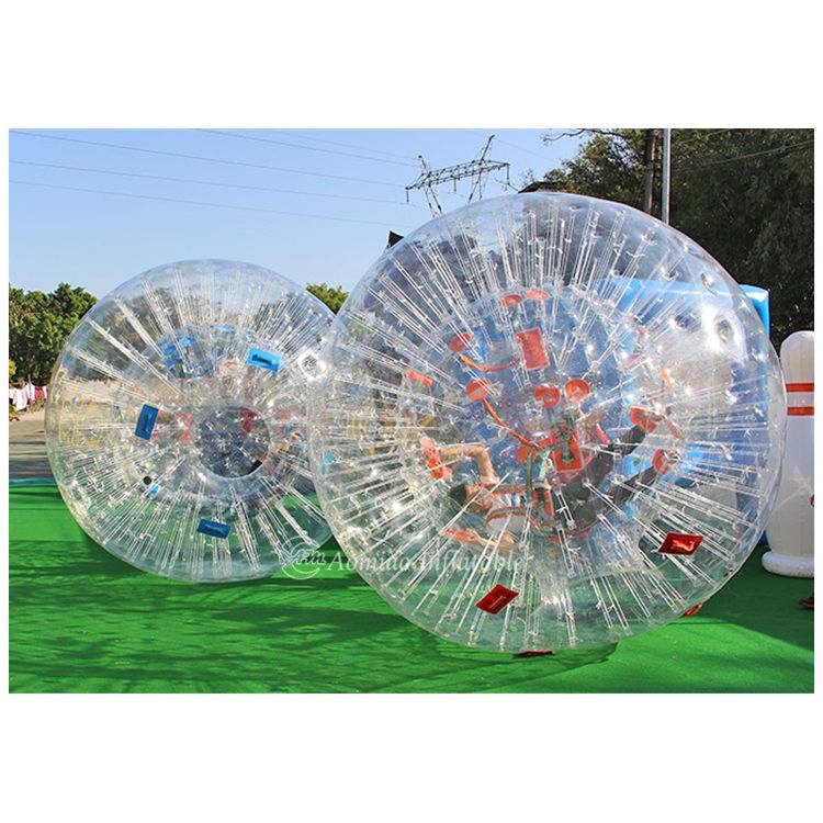 Bola amortecedora inflável zorb, 2x1.8m, bola de futebol zorb