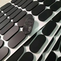 Tapis antidérapant en silicone découpé sur mesure, auto-adhésif, pour meubles, pieds antidérapants, tapis en caoutchouc de silicone