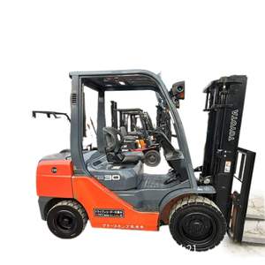 Montacargas Usado Original Japonés con Motor Diésel, Precio Accesible, Año 2022, <span class=keywords><strong>Toyota</strong></span> 7FD30 8FD30, 3 Toneladas, Montacargas FD30 de Segunda Mano - Product Image 1
