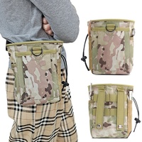 Sac banane camouflage avec cordon de serrage, pochette de rangement pour outils de camping, randonnée et chasse en extérieur