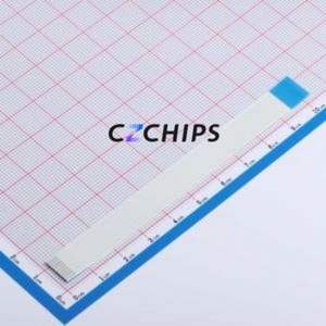 ZX-FFC1.0-F-10048-9P FFC Cable (Flexible Flat Cable) P=1mm Connector ( Total PIN Count: 9P )( Pitch: 1mm )( Contact: Reverse ) - Product Image 2