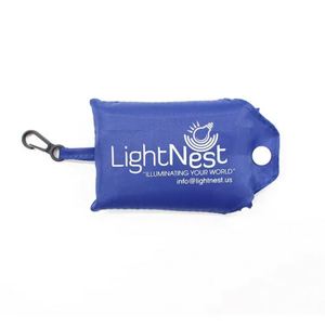 Bolsa de Compras Reutilizable de Poliéster Personalizada de Alta Calidad y Ecológica, 190t 210d, Plegable, con Gancho - Product Image 2