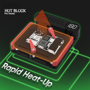 Plaque chauffante PH11 240W 40-245°C avec écran LCD numérique pour préchauffage de PCB, délaminage de carte mère, rebonding et réparation BGA - Product Image 4