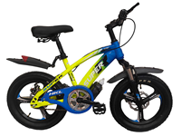 Vélo pour enfants 16 pouces, roue en alliage de magnésium monobloc, cadre en acier, frein à disque, selle réglable, vélo avant