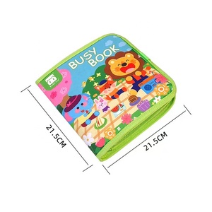 <span class=keywords><strong>Livre</strong></span> en tissu éducatif précoce pour nourrissons Livres en papier interactifs parent-enfant Jouet pour bébé à mâcher pour les nourrissons de <span class=keywords><strong>0</strong></span> à <span class=keywords><strong>3</strong></span> ans - Product Image 1