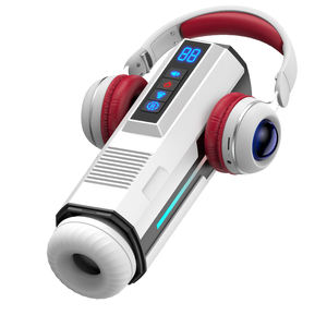 Masturbatore per uomo con rotazione telescopica completamente automatico masturbatore maschile con tazza di masturbazione a ventosa forte vocale intelligente - Product Image 6