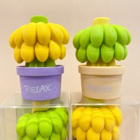 Nouveaux cadeaux gommes en forme de bonsaï de fruits, anti-anxiété, culturels et créatifs, en gros