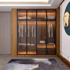 Armoire moderne sur mesure avec miroir et porte coulissante - Product Image 5