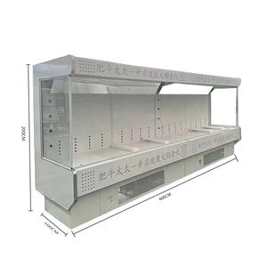 Vitrina Refrigerada de Alta Calidad de 3000L para Frutas y Verduras, con Descongelación Automática 2-8, Cortina de <span class=keywords><strong>Aire</strong></span> y Enfriamiento por <span class=keywords><strong>Aire</strong></span> - Product Image 2