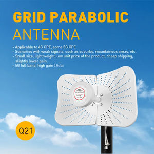 เสาอากาศแบบพาราโบลากริด MIMO สำหรับภายนอกอาคาร รองรับ 5G ระยะไกล 1710-4200MHz 19dBi แบนด์วิดท์ สำหรับโมเด็มไวไฟ - Product Image 3