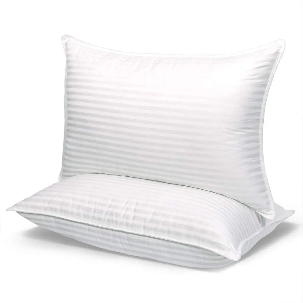 2-Pair Packing Cotton Fabric Polyester Pillow Gel Pillow