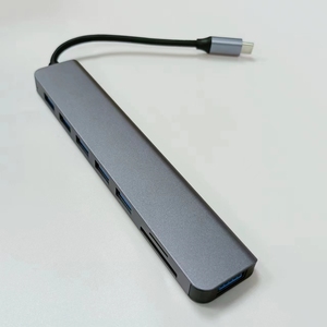 Nhà Sản Xuất <span class=keywords><strong>C</strong></span>ủa Bán Hàng Trự<span class=keywords><strong>c</strong></span> Tiếp Hợp Kim Nhôm Nhà Ở Với Đầu Đọ<span class=keywords><strong>c</strong></span> Thẻ Loại <span class=keywords><strong>C</strong></span> Để SD/TF USB 3.0 Hub Docking Station - Product Image 4