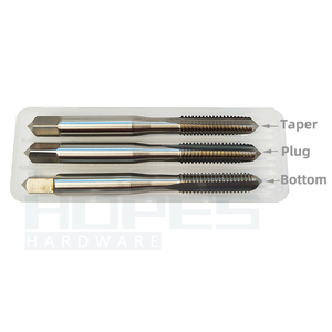 Tùy Chỉnh HSS 3Pcs Taper Cắm Đáy Máy Tay Chủ Đề Vòi <span class=keywords><strong>Set</strong></span> M52 M56 M60 M64 M68 M70 M72 M76 M80 M90 M100 Thô Tốt Pitch - Product Image 2
