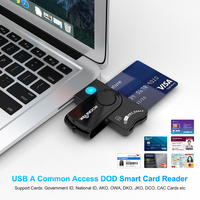 Lecteur de cartes d'accès universel USB Rocketek pour Android, lecteur de cartes de crédit intelligent USB-A ISO 7816, lecteur de cartes EMV SIM, lecteur de cartes ATM CAC IC ID