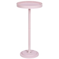 Table d'appoint rose en gros, table d'appoint ronde rose, petite table à boissons rose pour salon