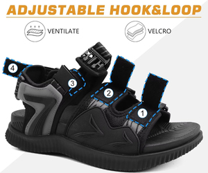 <span class=keywords><strong>Sandalias</strong></span> de Senderismo para Hombre, con Soporte de Arco Ortopédico, Cómodas, Transpirables, de Cuero, para Deporte y Aire Libre - Product Image 5