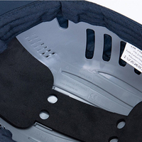 Casquette de sécurité circulaire en gros, sans fente, 2 points de suspension, pour usage industriel et de construction