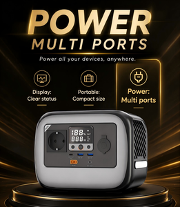 Générateur solaire portable 300W, station d'alimentation USB-C PD 100W 3.0 12V, onde sinusoïdale pure, camping, maison, extérieur - Product Image 3