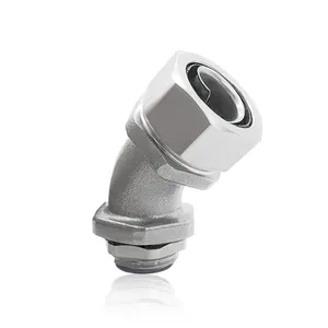 Hose Fitting 90 Degree Elbow Metal Cable Gland Waterproof Flexible Conduit Fitting Cheap Price