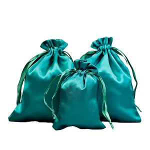 Özel tasarım küçük pamuk/kadife/ipek İpli paketleme çantası takı kozmetik paketi çantası