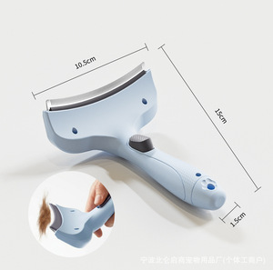 Pettine per la <span class=keywords><strong>toelettatura</strong></span> di cani e gatti in ferro e plastica, per la rimozione del sottopelo e del <span class=keywords><strong>pelo</strong></span> in eccesso, strumento per sciogliere i nodi e rimuovere il <span class=keywords><strong>pelo</strong></span> morto - Product Image 3