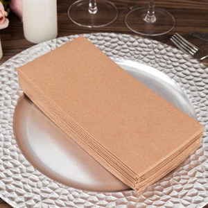 Guardanapos de Papel com Toque de Linho Cor Terracota Personalizados para Jantar - Product Image 2