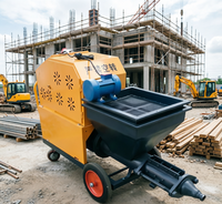Machine à projeter du mortier à haut rendement 4m3h avec conception économe en énergie pour des travaux de construction durables