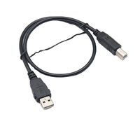 Kabel Cetak Konektor USB 2.0 a Male ke USB B Male dengan Pengunci Khusus