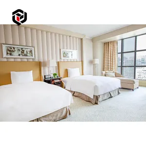 Conjunto de móveis de quarto de hotel novo em linha para venda mobília de hotel Hilton