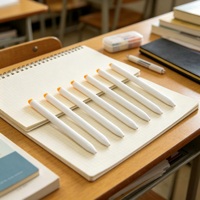 Bolígrafo de Gel de Plástico Negro de Alta Calidad YF PEN, Bonito y Promocional, con Punta de 0.5 mm, para Firmas, con Impresión Digital, para Pruebas Escolares y Aprendizaje de Estudiantes
