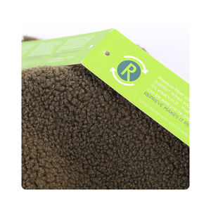 Meidao 100% reciclado tela de poliéster tejida tela de piel de oso de peluche Sherpa <span class=keywords><strong>polar</strong></span> tela de terciopelo elástico para zapatillas de felpa de animales - Product Image 1