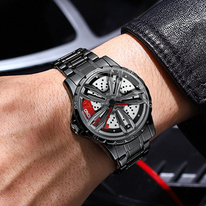 <span class=keywords><strong>Reloj</strong></span> de cuarzo, pinza de freno de motor de locomotora, <span class=keywords><strong>reloj</strong></span> de modificación de esfera de rueda de coche para hombre, tiempo para ejecutar, submotor, Comercio Exterior - Product Image 3