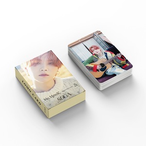 KPOP 55 pz/scatola Bangtan Boys <span class=keywords><strong>SUGA</strong></span> interamente o intero me Photocard Lomo Card Photo Card - Product Image 5