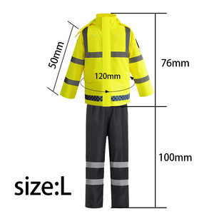 Quần áo bảo hộ lao động, Quần áo thể thao nam phản quang an toàn, Quần áo bảo hộ lao động ấm áp và an toàn, Áo khoác đồng phục - Product Image 2