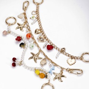 Goreal Tùy Chỉnh Mùa Hè Hợp Thời Trang Chuỗi Túi Tinh Tế Biển Động Vật Dễ Thương Trái Cây Và Trái Tim Mặt Dây Chuyền Cá Nhân Phụ Kiện Túi Quyến Rũ - Product Image 1