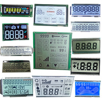 Modul Layar LCD Kaca HTN/TN 6-9 Digit Kustom Pabrik dengan Lampu Latar LED Kontras Tinggi Rentang Suhu Lebar (-10 hingga +60)