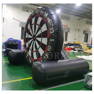 Con người Inflatable bóng đá phi tiêu chụp chơi trò chơi trẻ em Inflatable bóng đá phi tiêu mục tiêu Hội Đồng Quản trị với dính bóng - Product Image 2