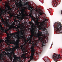 Premium FD Gefreeze-droogde hele cranberries, vacuüm-lyofiliseerd, hele bessen voor bakkerij, dessert, chocolade, grondstof