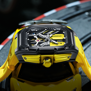 Montres à quartz pour homme, nouveau modèle V12, style baril de vin, lumineuses, étanches, tendance, livraison directe. - Product Image 5