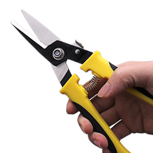 Yangjiang Electrician Shears Stainless Steel Smooth Edge Yellow Household DiY Cutting Tool - Product Image 2