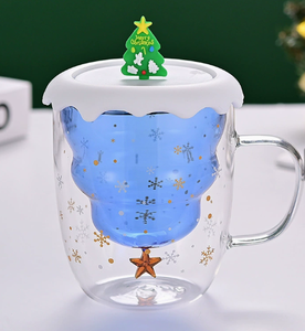 Simple Halloween Navidad obsequios empuñadura taza de té de cristal Linda taza de café caja de regalo para niñas - Product Image 5
