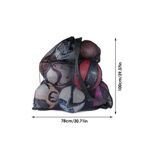 Bolsa de gran capacidad para deportes al aire libre, bolsa de malla de almacenamiento para piscina, Red de baloncesto y fútbol, flotadores, bolas, organizador para playa, 1 unidad - Product Image 4