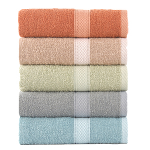 Cao Thấm Sang Trọng Mềm Khách Sạn Và Nhà Tắm Khăn Nhanh Chóng Vận Chuyển Sọc Bông Dệt Kỹ Thuật Phòng Tắm Khăn - Product Image 1