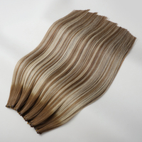 Extensions de cheveux humains de qualité supérieure, tissage Genius, double trame, lisses, naturels, brésiliens, vente en gros sur mesure en usine