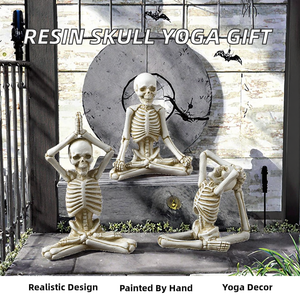 Escultura de Resina Realista Pintada a Mano, SKB65, Decoraciones de Yoga de Estilo Religioso y de Hadas Creativas para Halloween, Regalos - Product Image 2